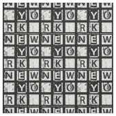 Schmutz-Typografie Bronx New York | Stoff (Muster)