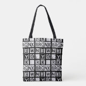 Schmutz-Typografie Bronx New York | Tasche (Rückseite)