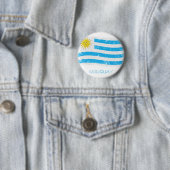 Schmutz-Uruguay-Flagge Button (Beispiel)