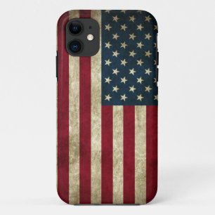 Schmutz US-Flagge iPhone 11 Hülle