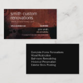 Schmutz-Weg-Visitenkarte Visitenkarte (Vorne/Hinten)