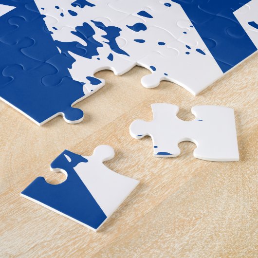 Schmutz-weißer Davidsstern Puzzle (Seite)