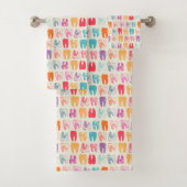 Schmutz-Zahn-Muster Badhandtuch Set (Insitu)