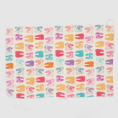 Schmutz-Zahn-Muster Golfhandtuch (Horizontal)