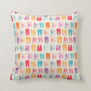 Schmutz-Zahn-Muster Kissen