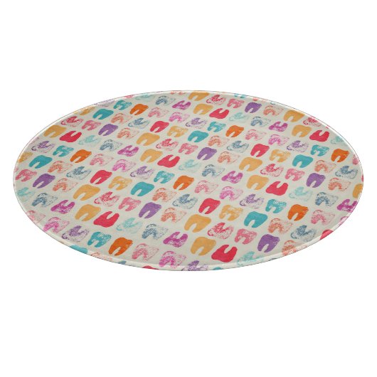 Schmutz-Zahn-Muster Schneidebrett (Ecke)