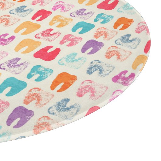 Schmutz-Zahn-Muster Schneidebrett (Ecke)