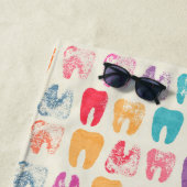 Schmutz-Zahn-Muster Strandtuch (Beispiel)