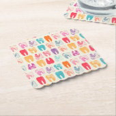 Schmutz-Zahn-Muster Untersetzer (angewinkelt)