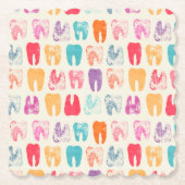 Schmutz-Zahn-Muster Untersetzer (Vorderseite)