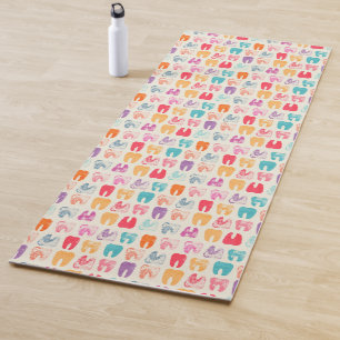Schmutz-Zahn-Muster Yogamatte