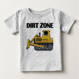 Schmutz-Zone (Planierraupe) - Baby-feines Jersey-T Baby T-shirt