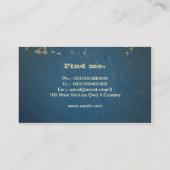 Schmutzentwurfs-Visitenkarte Visitenkarte (Rückseite)