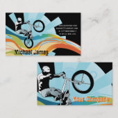 Schmutzfahrrad-Visitenkarte Visitenkarte (Vorne/Hinten)