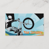Schmutzfahrrad-Visitenkarte Visitenkarte (Rückseite)