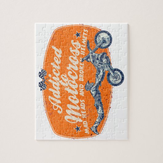 Schmutzfahrradextrem Puzzle (Vertikal)