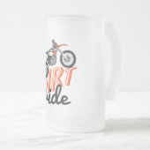 Schmutzfahrt Mattglas Bierglas (VorderseiteRechts)