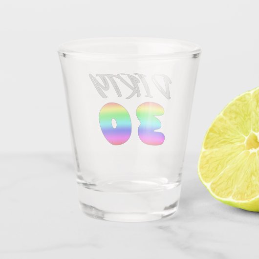 Schmutzglas 30 schnapsglas (Rückseite)