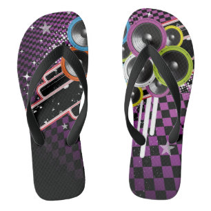 Schmutzhintergrund Badesandalen