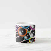 Schmutzhintergrund Espressotasse (Vorderseite)