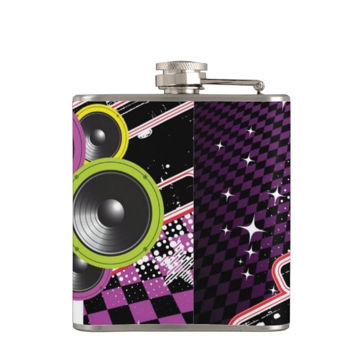 Schmutzhintergrund Flachmann (Rückseite)