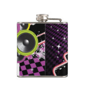 Schmutzhintergrund Flachmann (Rückseite)