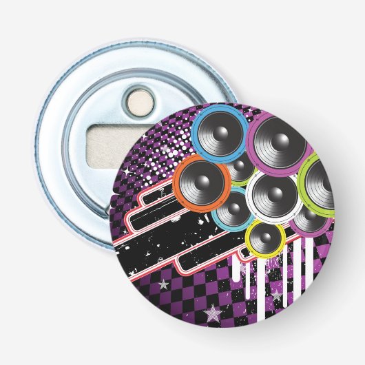 Schmutzhintergrund Flaschenöffner (Vorderseite)