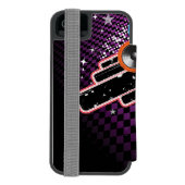 Schmutzhintergrund Incipio iPhone Geldbeutel-Hülle (Folio Rückseite)