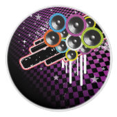 Schmutzhintergrund Keramikknauf (Vorderseite)