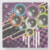 Schmutzhintergrund Steinuntersetzer (Vorderseite)