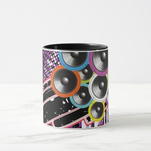 Schmutzhintergrund Tasse (Zentrum)