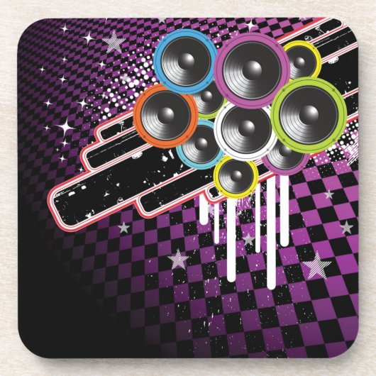 Schmutzhintergrund Untersetzer (Vorderseite)