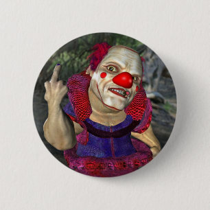 Schmutzig der Clown Button