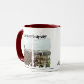 Schmutzige 3 Kasten-Wecker-Tasse - besonders Tasse (Vorderseite Links)