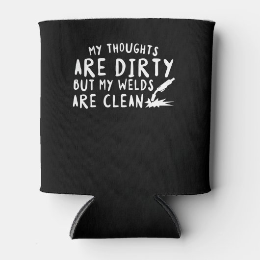 Schmutzige, aber sauber verschweißte Weldergedanke Dosenkühler (Vorderseite)