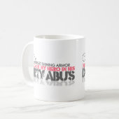 Schmutzige ABU Kaffeetasse (Vorderseite Links)