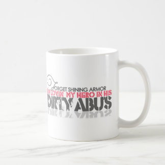 Schmutzige ABU Kaffeetasse