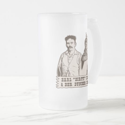 Schmutzige Briefe u. Der Dunder Leiter Mattglas Bierglas (VorderseiteRechts)