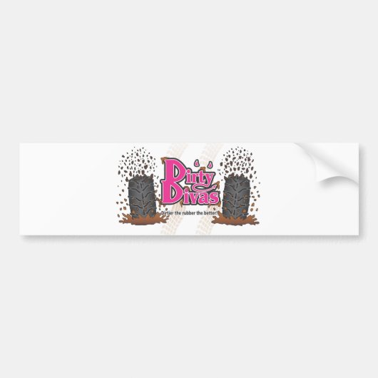 Schmutzige Divas Autoaufkleber (Vorne)