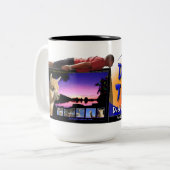 Schmutzige dreißig zweifarbige tasse (Vorderseite Links)