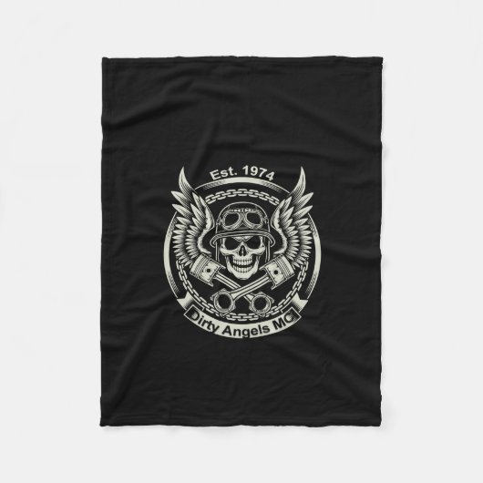 Schmutzige Engel Lux-Decke Fleecedecke (Vorderseite)