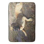 Schmutzige entzückende englische Mastiffbadmatte Badematte (Vorderseite Vertikal)