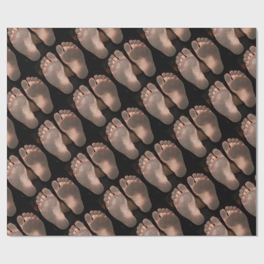 SCHMUTZIGE FÜSSE GESCHENKPAPIER (Flach)