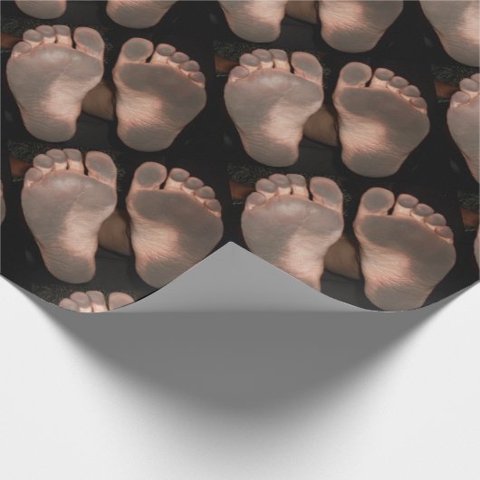 SCHMUTZIGE FÜSSE GESCHENKPAPIER (Ecke)