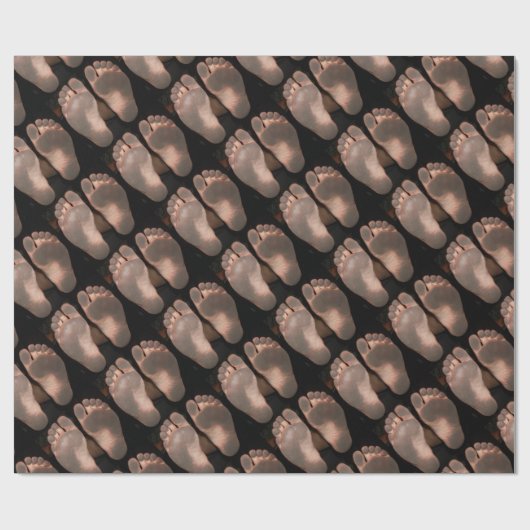 SCHMUTZIGE FÜSSE GESCHENKPAPIER (Flach)