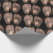 SCHMUTZIGE FÜSSE GESCHENKPAPIER (Ecke)