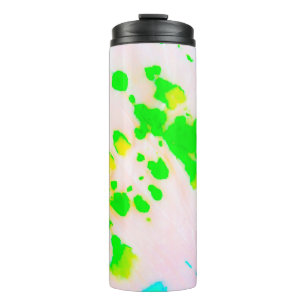 Schmutzige Graffiti-Kunst. Abstrakte dekorative so Thermosbecher