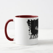 Schmutzige Grenzwecker-Tasse Tasse (Links)