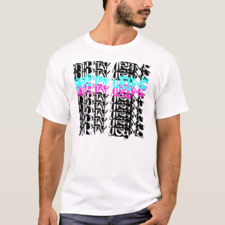 SCHMUTZIGE JEANS auf Wiederholungslogo T-Shirt