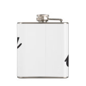 Schmutzige Jungen-Flasche Flachmann (Rückseite)